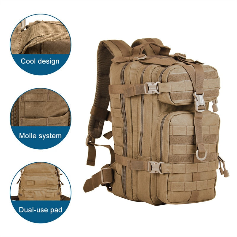 Military Tactical Waterproof Backpack - essentialslifeshop