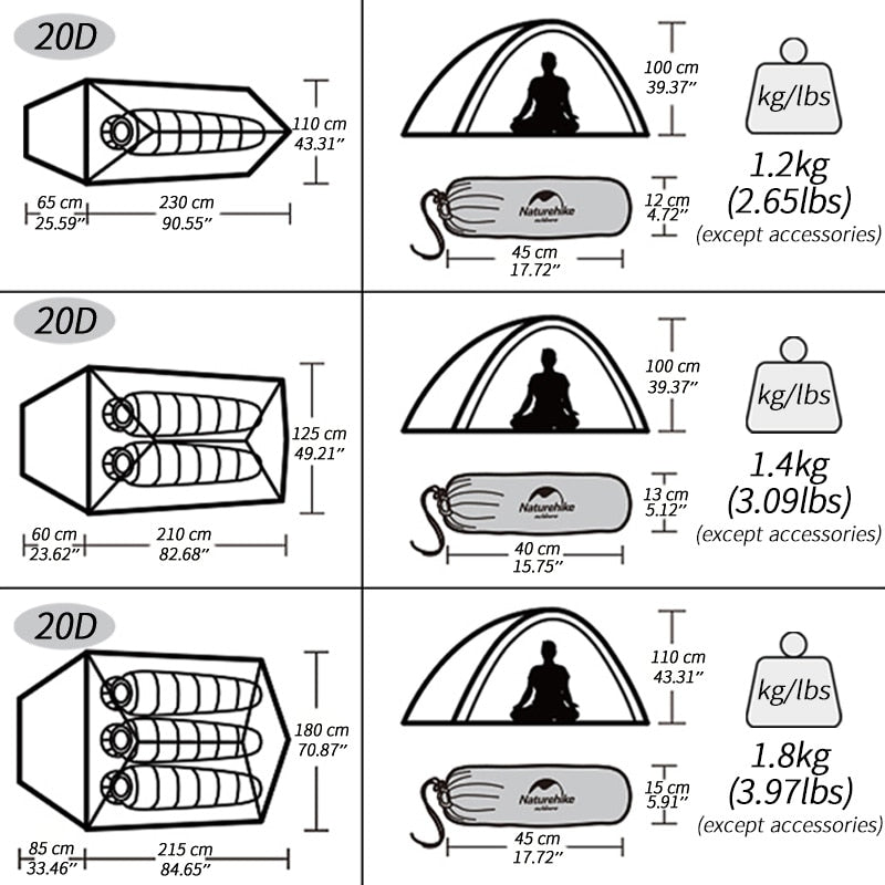 Ultralight  Waterproof  Tent - essentialslifeshop