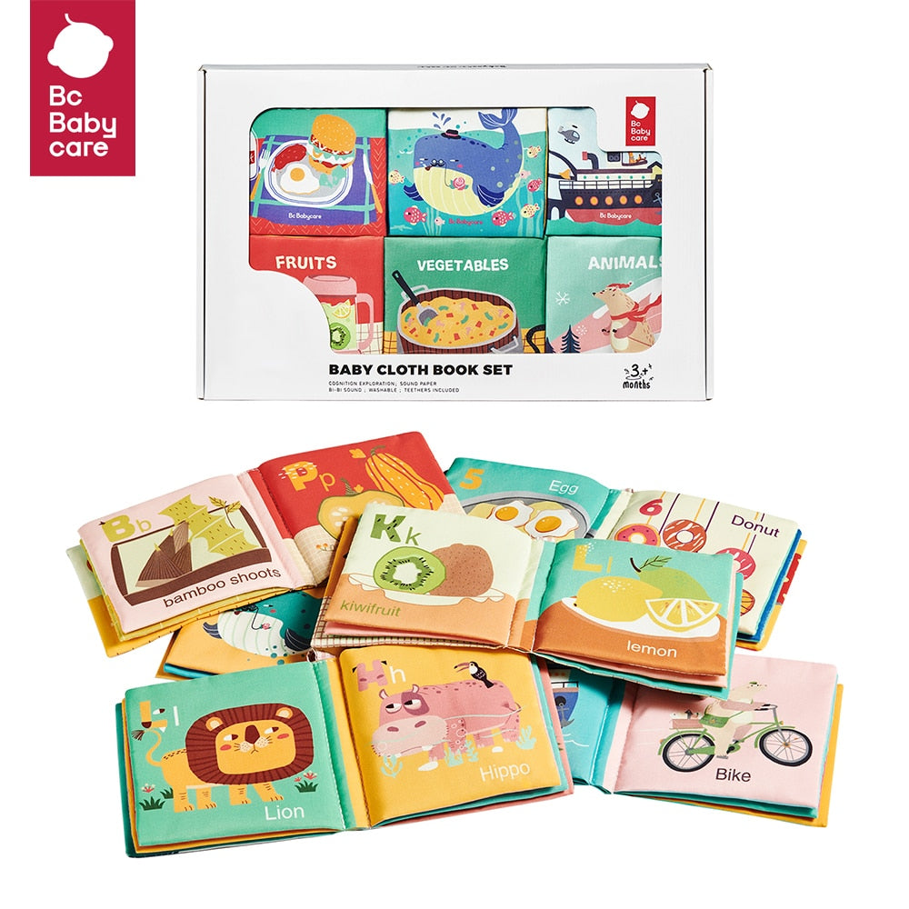 Soft Cloth Books with Rustle Sound - essentialslifeshop